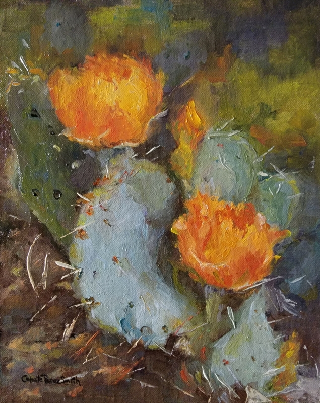Cactus Flowers by artist Celeste Smith